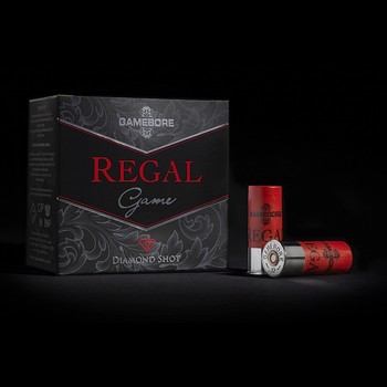 Gamebore Regal Game 12g Paper 2.5" 30gm Fiber Wad 25 Rounds