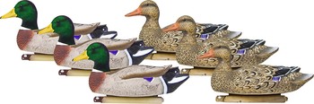 Higdon Battleship mallard foam flocked heads 6 pack