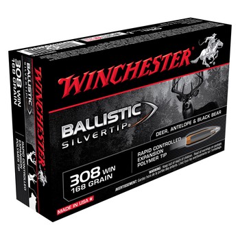 Winchester Ballistic Silvertip .308 168gr