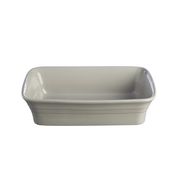 GREY RECTANGULAR BAKING DISH - 18 X 26CM