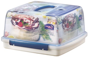 LOCKNLOCK SQUARE AIRTIGHT CAKE CARRIER - 12 LITRE