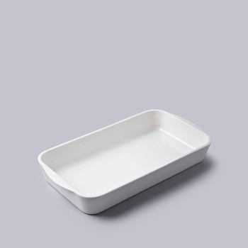 RECTANGULAR PORCELAIN BAKER - 29X17CM