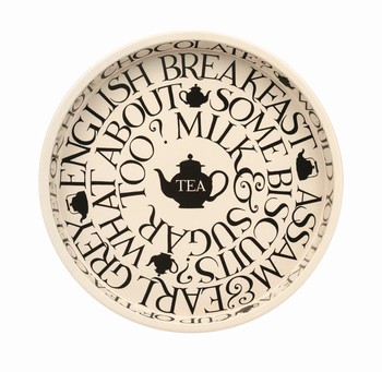 EMMA BRIDGEWATER BLACK TOAST TIN TRAY