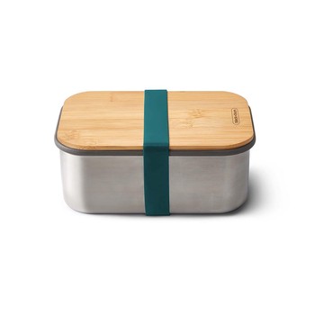 LARGE OCEAN BAMBOO LID STAINLESS STEEL LUNCH BOX
