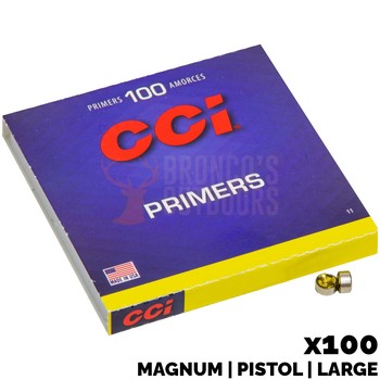 CCI Large Magnum Pistol Primers x 100