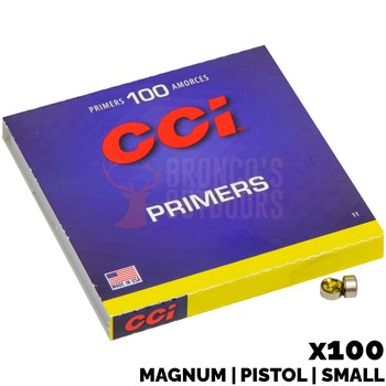 CCI Small Magnum Pistol Primers x 100