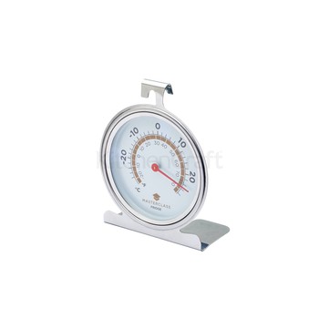 LARGE STAINLESS STEEL FRIDGE AND FREEZER THERMOMETER