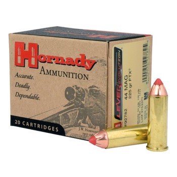 Hornady LEVERevolution .44 Magnum 225gr FTX 20 Rounds