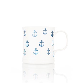 COASTAL ANCHOR NEW BONE CHINA MUG