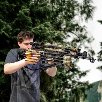 Man Kung XB-58 Kraken Crossbow 200 Lb Forest + Soft Case