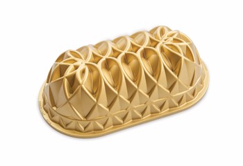 NORDIC WARE JUBILEE LOAF PAN - GOLD