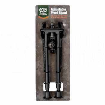 Outdoor Outfitters Pivot Notched Leg Bipod 9-13"