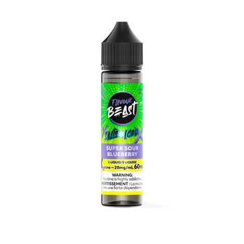 Flavour Beast - Super Sour Blueberry Iced 60ml Salt