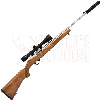 Ruger 10/22 Sporter Stainless + 4x32 + suppressor