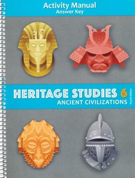 Used BJU Heritage Studies 6 Act. Man. (4th ed)