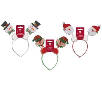 Festive Wonderland Xmas Wobbly Headband (D)