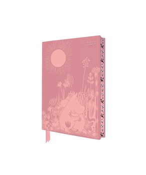 Flame Tree - Moomin Love 2027 Pocket Artisan Art Vegan Leather Diary - Week to View - DIA2027-PA02