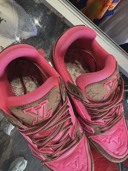 Louis Vuitton Pink Brown  Trainer No Box • Pre-Owned [8182] - view 3