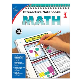 Carson Dellosa Math Interactive Notebook, Grade 1 (Interactive Notebooks)