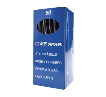 Ball Point Pen Black Medium (Pack of 50) - WX26040