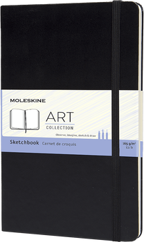 Moleskine - Large Sketchbook Black - ARTQP063
