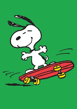 Snoopy blank skateboard Card - SNOOP066