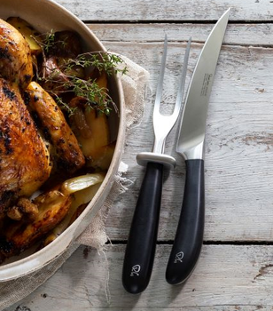 ROBERT WELCH SIGNATURE CARVING KNIFE AND FORK SET