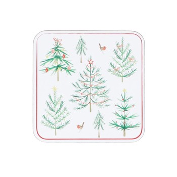 CHRISTMAS TREE COASTERS - SET OF 4