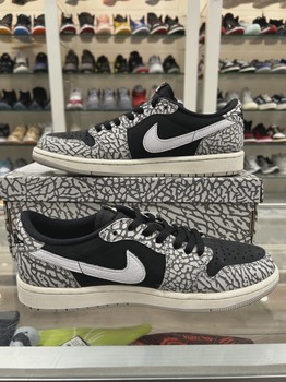 Air Jordan 1 Retro Low Original Black Cement • Pre-Owned [5519] - photo 7