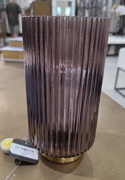Glass Table Light with Color Hurricane