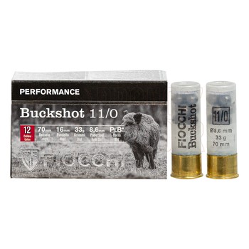 Fiocchi 12ga Buckshot 9 Ball 10 Rounds