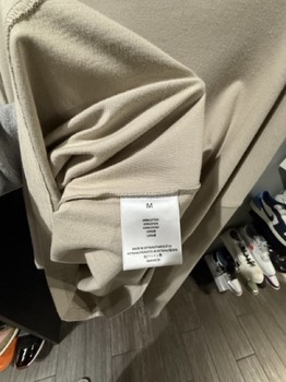 Fear Of God Essentials Classic Long Seeve Tan - view 2