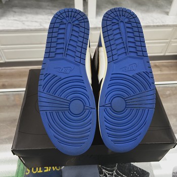 Air Jordan 1 Retro High Original SP Fragment  x Union LA Varsity Red Sport Royal Blue • Pre-Owned [8359] - view 2