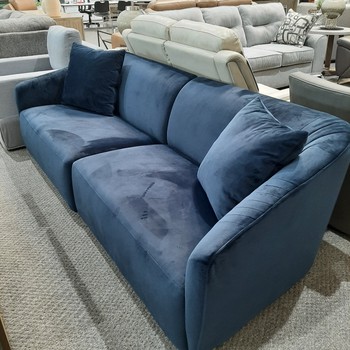 Astrid 2 pc Sofa Blue