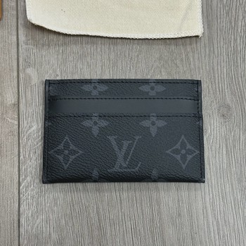 Louis Vuitton Double Card Holder 'Black Monogram Eclipse Canvas' • Brand New [7628] - view 3
