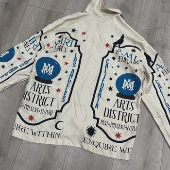 Amiri Fortune Long-Sleeve Bowling Shirt 'Alabaster' • Pre-Owned [3561] - view 2