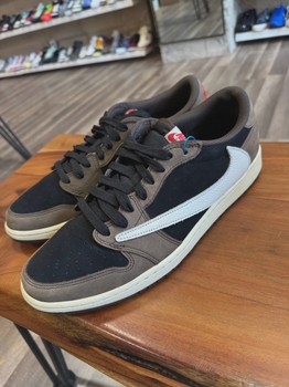 Jordan 1 Retro Low OG SP Travis Scott Mocha • Brand New [1270] - view 2