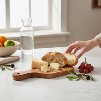 OLIVE WOOD BREAD BOARD - SMALL
