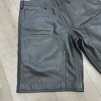 Supreme Leather Double Knee Painter Shorts • Pre-Owned [9710] - view 7