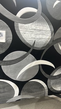 Premium Rug 1062 5x8 Grey White