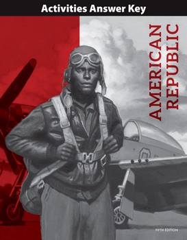 BJU AMERICAN REPUBLIC STU ACT ANS KEY 5TH ED 8TH GRADE