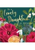 Sarah Kelleher - Lovely Daughter Christmas Floral - TC 09