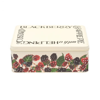 EMMA BRIDGEWATER BLACKBERRY DEEP RECTANGULAR TIN