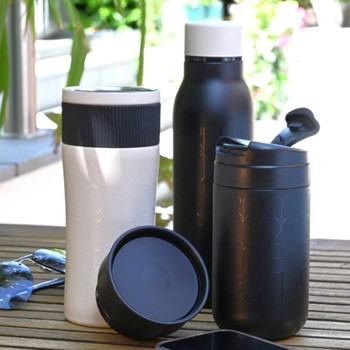 PEBBLE INSULATED  LARGE TRAVEL MUG 450ML