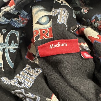 Supreme Flash Zip Up Hooded Sweatshirt • Pre-Owned [9720] - view 5