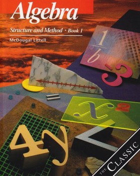Algebra Structure and Method, Grades 8-11 Book 1 : Mcdougal Littell Structu