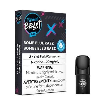 Flavour Beast Pods - Bomb Blue Razz (3 Pack)