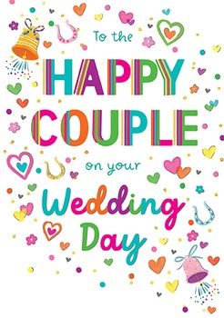 Paper Rose - Wedding Day Confetti Card - KAP430