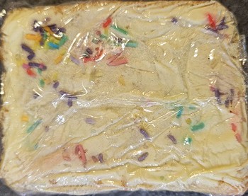 Ribbon Cake Slice