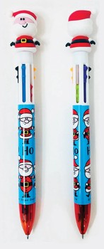 Rachel Ellen - Christmas 6-Colour Santa Topper Pen - XTOPEN01